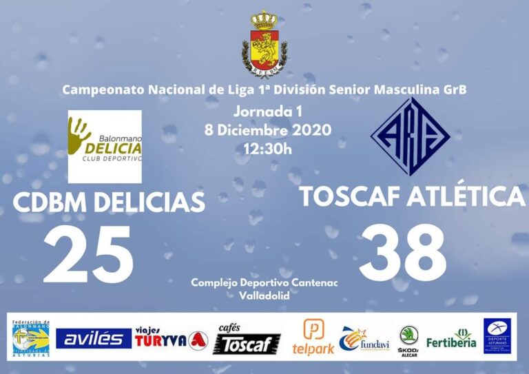 Crónica CDBM DELICIAS 25 – 38 CAFÉS TOSCAF ATLÉTICA