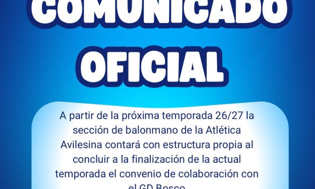 FINALIZACIÓN CONVENIO COLABORACIÓN GD BOSCO Y ATLÉTICA AVILESINA