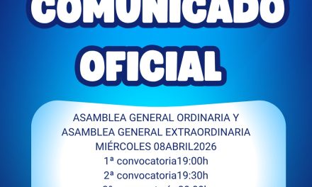 ASAMBLEA GENERAL ORDINARIA Y EXTRAORDINARIA ABRIL 2026