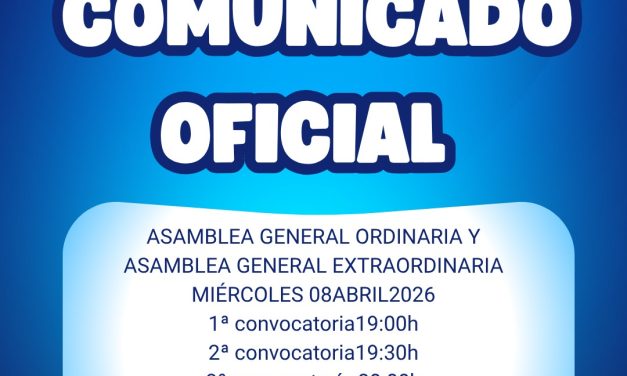 ASAMBLEA GENERAL ORDINARIA Y EXTRAORDINARIA ABRIL 2026